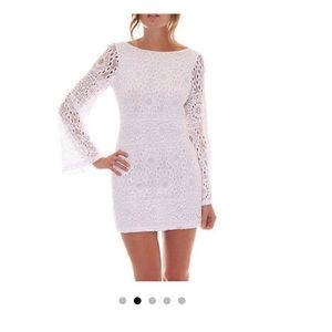 Open Back Mini Dress